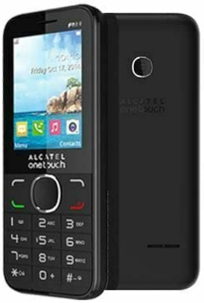 Refurbished Alcatel 2045X mobile phone in black
