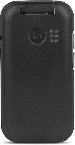Doro 7030 4G Flip Phone, Dual SIM, Black (Refurbished)