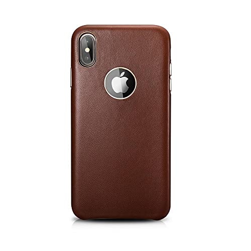 Xoomz Real Leather Case for iPhone XS Max, Brown