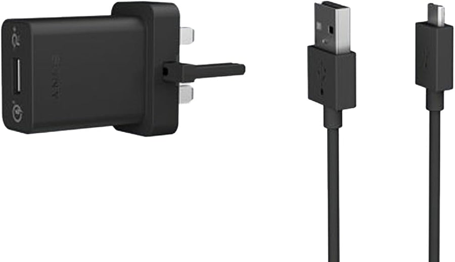 Sony Quick Charger with USB Cable, Black