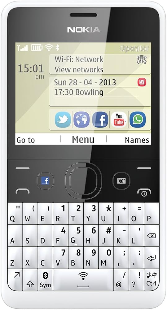 Nokia Asha 210, White
