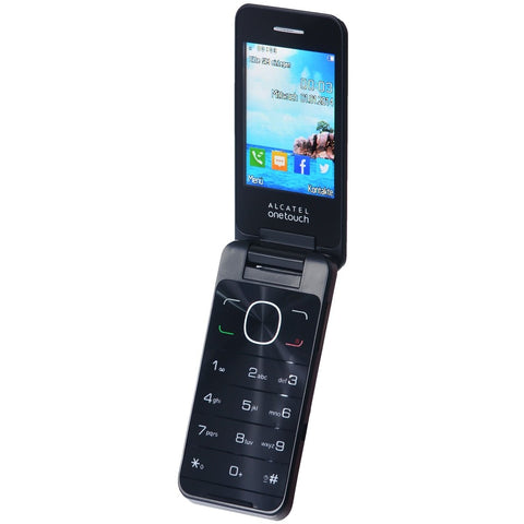 Alcatel 2012G mobile phone in Dark Chocolate