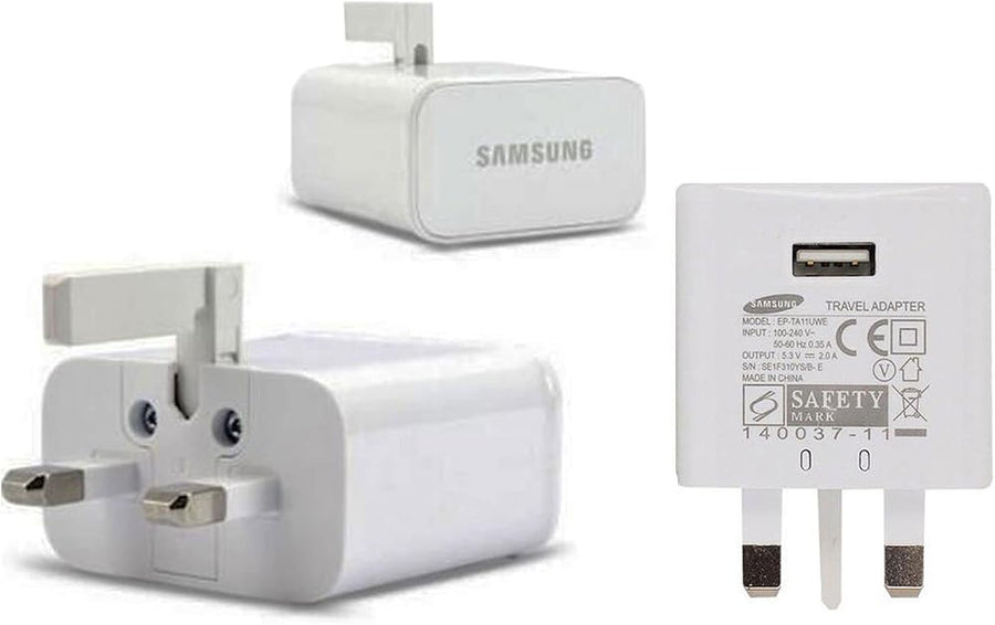 Samsung EP-TA20 Adaptive Fast Charger Plug, White