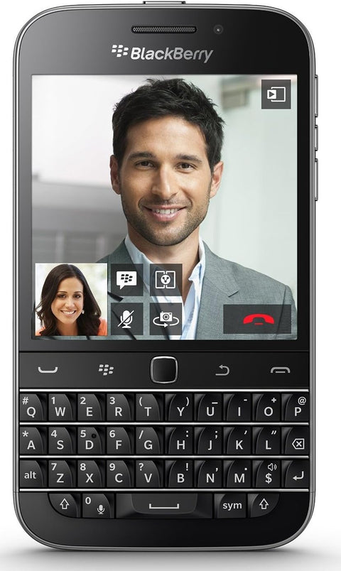 BlackBerry Classic UK SIM-Free 4G Smartphone (QWERTY Keyboard) - Black (Refurbished)