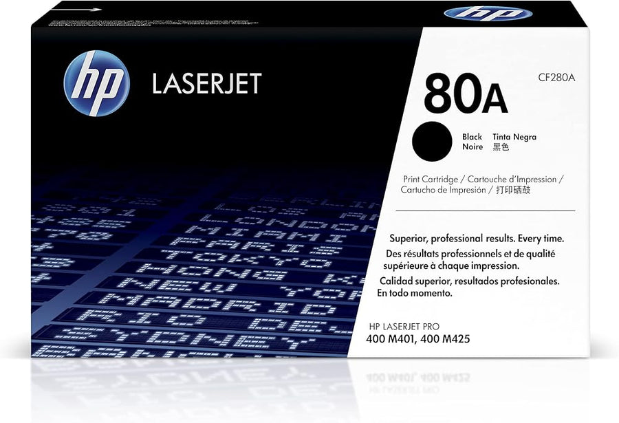 HP 80A Black Toner Cartridge (CF280A)
