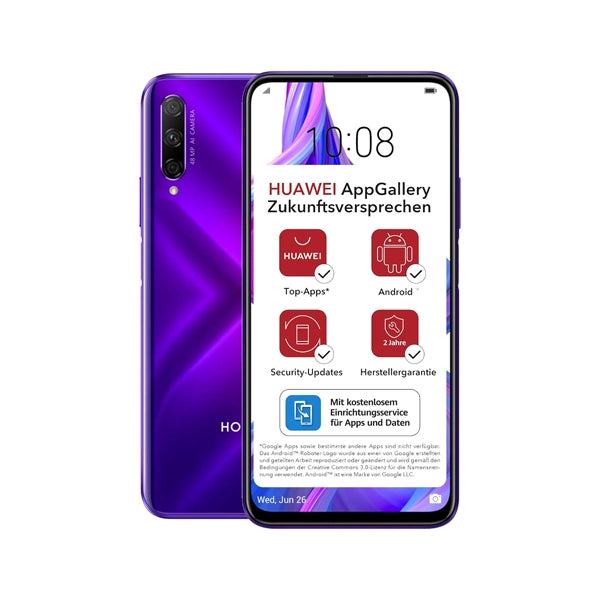 Honor 9X Pro 256GB, 6GB RAM, Dual SIM, Purple