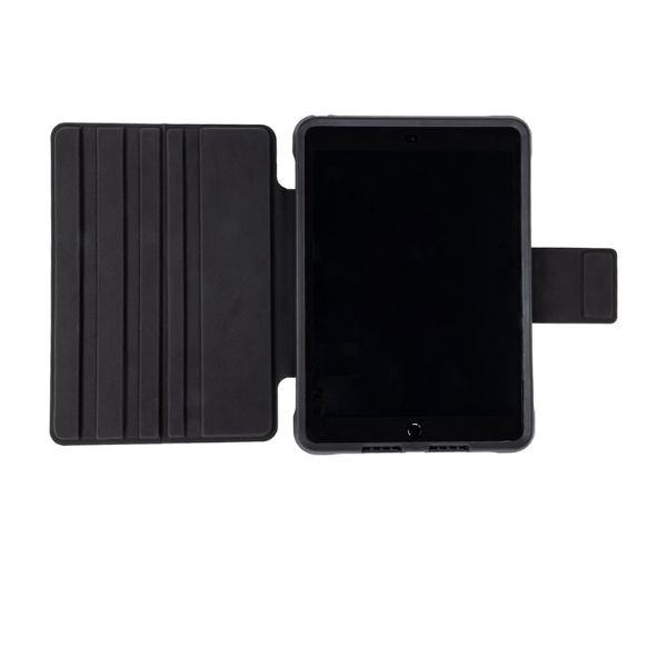 OtterBox Unlimited Folio Case for iPad 7th, 8th & 9th Gen, Clear/Black