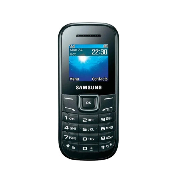 Samsung E1205 Mobile Phone, Black