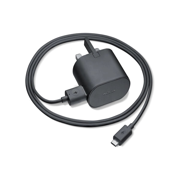 Nokia AC-60X Fast Micro USB Charger, Black