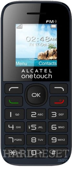 Alcatel 1013X mobile phone in Dark Grey
