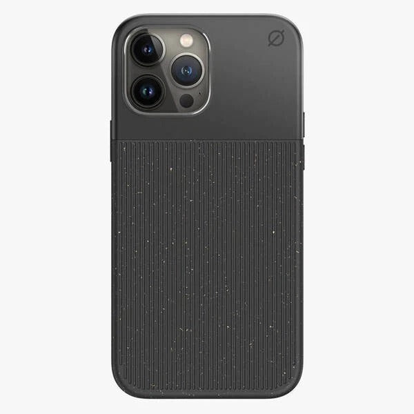Atom Studios Split wood fibre MagSafe case for iPhone 13 Pro in black