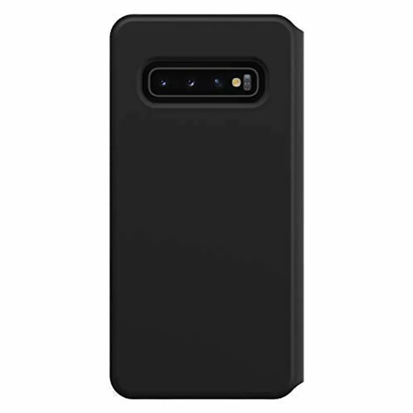 OtterBox Strada Via Series Samsung Galaxy S10 Folio Case, Black Night