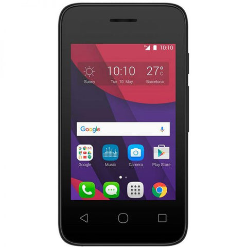 Alcatel Pixi 4 3.5 inch 4017X smartphone in Volcano Black