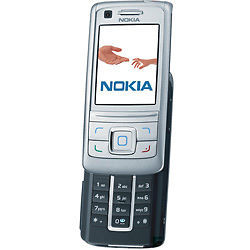 Nokia 6280 slider phone, Silver