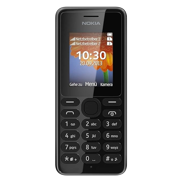 Nokia 108 Mobile Phone Black