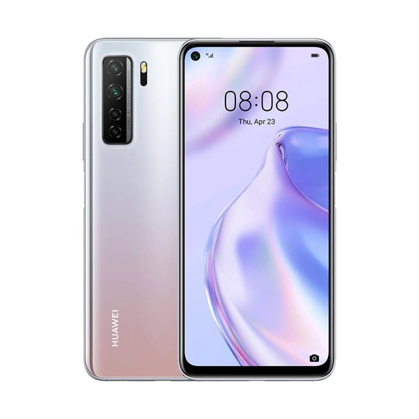 HUAWEI P40 Lite 5G 128 GB 6.522 Smartphone with Punch FullView Display 64 MP AI Quad Camera 4000 mAh Large Battery 40W SuperCharge 6 GB RAM SIM Free Android Mobile Phone Dual SIM Silver