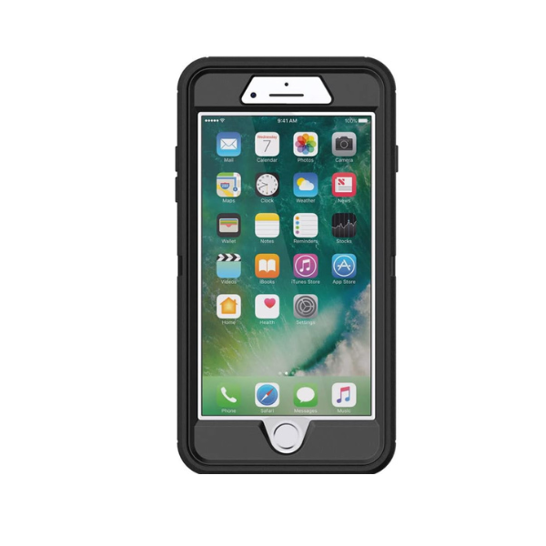 Otter Box Defender Series Case For iPhone 8 Plus, iPhone 7 Plus Black