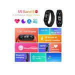 Xiaomi Mi Smart Band 6 1.56'' AMOLED Touch Screen Water Resistant, Heart Rate Monitor Black (4)
