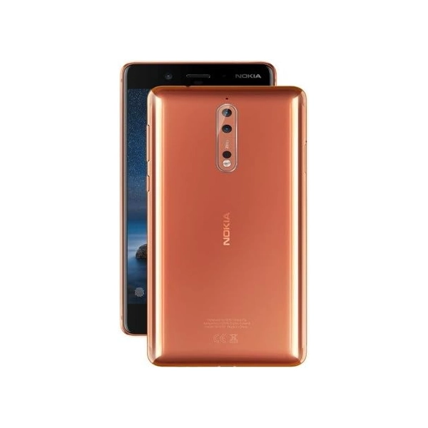 Nokia 8 64 GB UK SIM-Free Smartphone - Gloss Copper