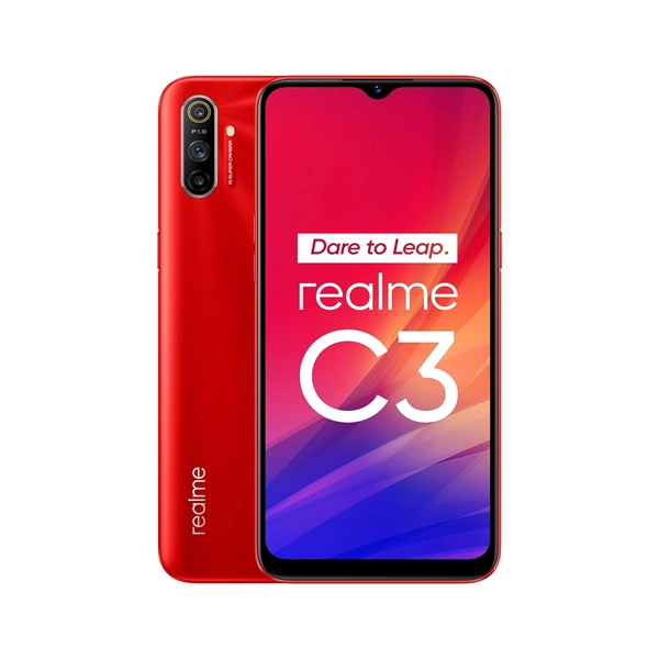 realme C3 3 GB, 64 GB,Dual SIM 4G Red